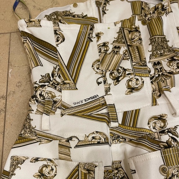 NWT VERSACE Jeans Denim Dress XXS - Picture 7 of 9